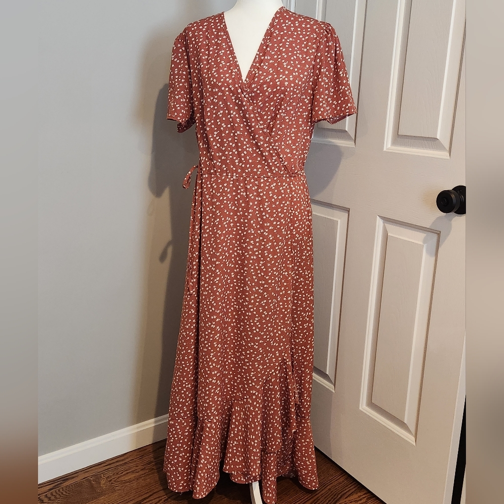 Wrap Floral Dress